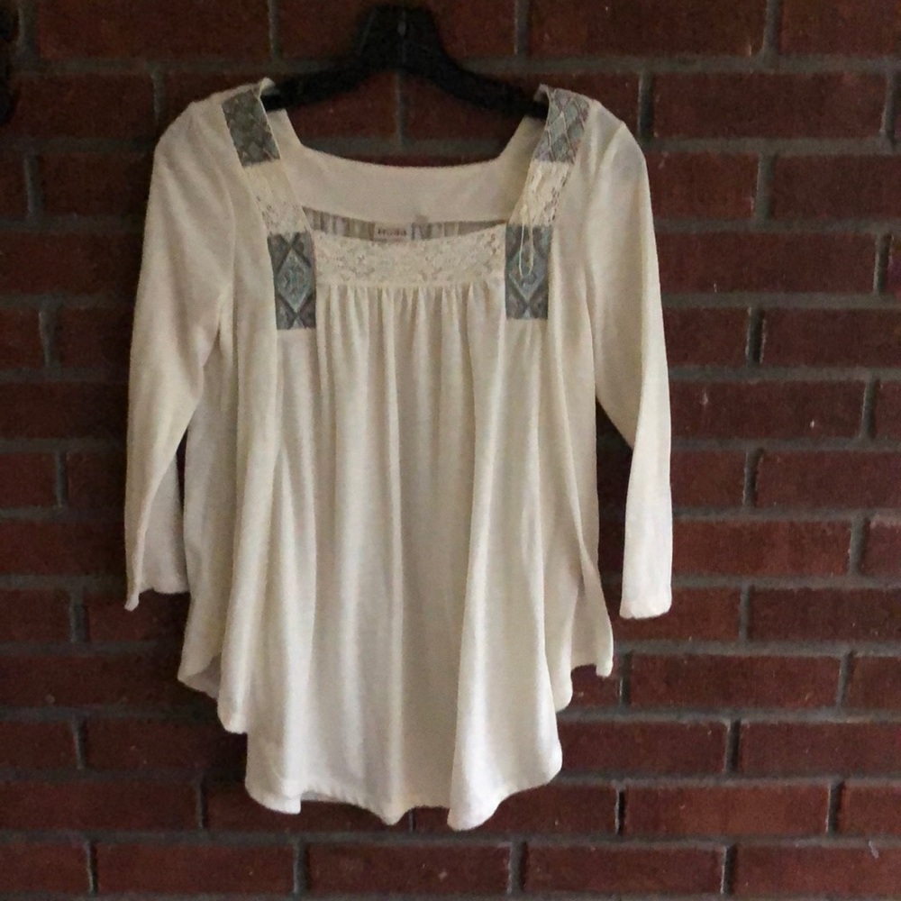Mudd lace blouse-size-small